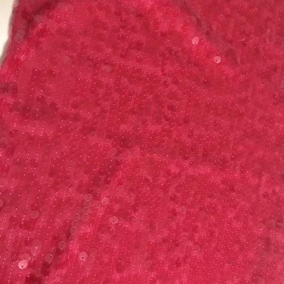 Armani exchange Red racerback top with sequins - Picture 2 of 3